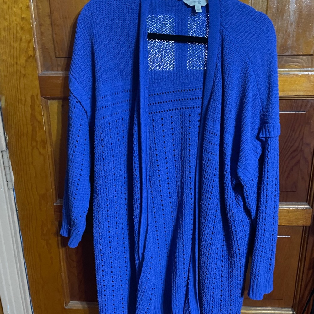 Terra & Sky Royal Blue Women's Cardigan